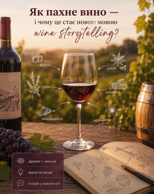 Як пахне вино — і чому це стає новою мовою wine storytelling?
