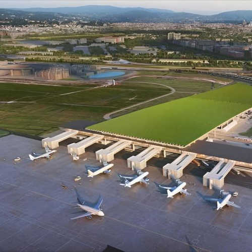 У Флоренції планують створити виноградник на даху будівлі аеропорту