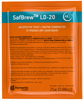 Пивные дрожжи SafBrew LD-20, 25г