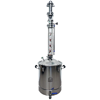 2" Cristal Spirit., 4 рівні, з клампом під тен, об'ем 40л,